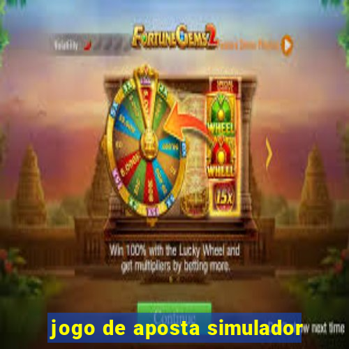 jogo de aposta simulador